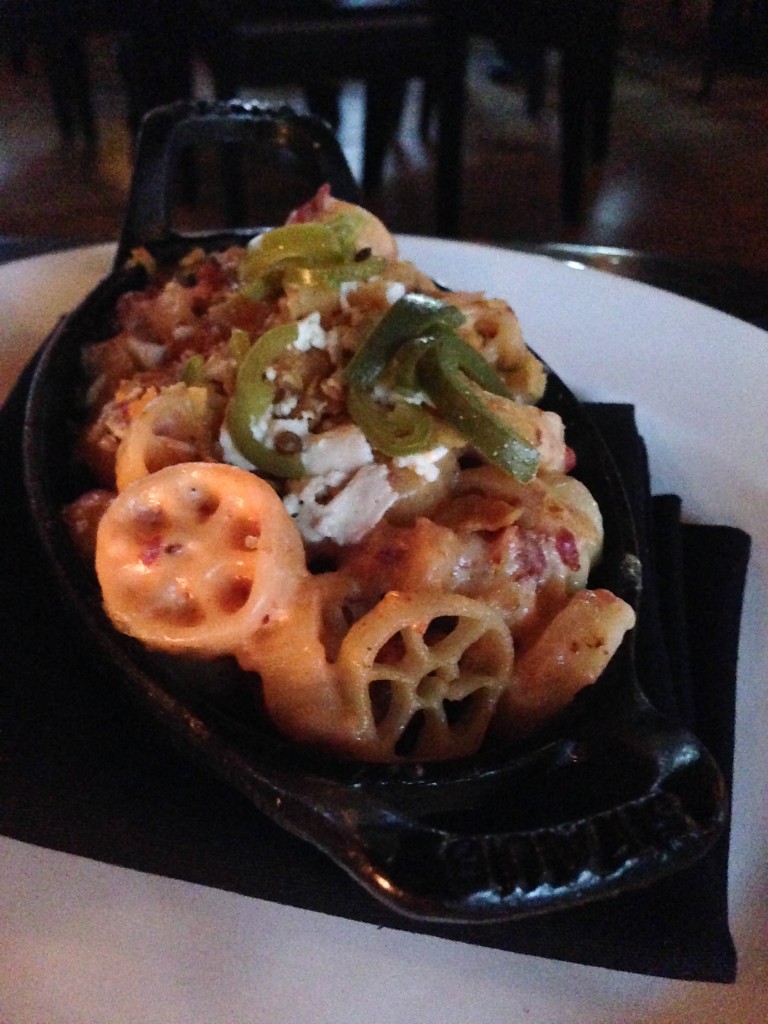 Chorizo Mac and Cheese - Dos Caminos in Hell's Kitchen