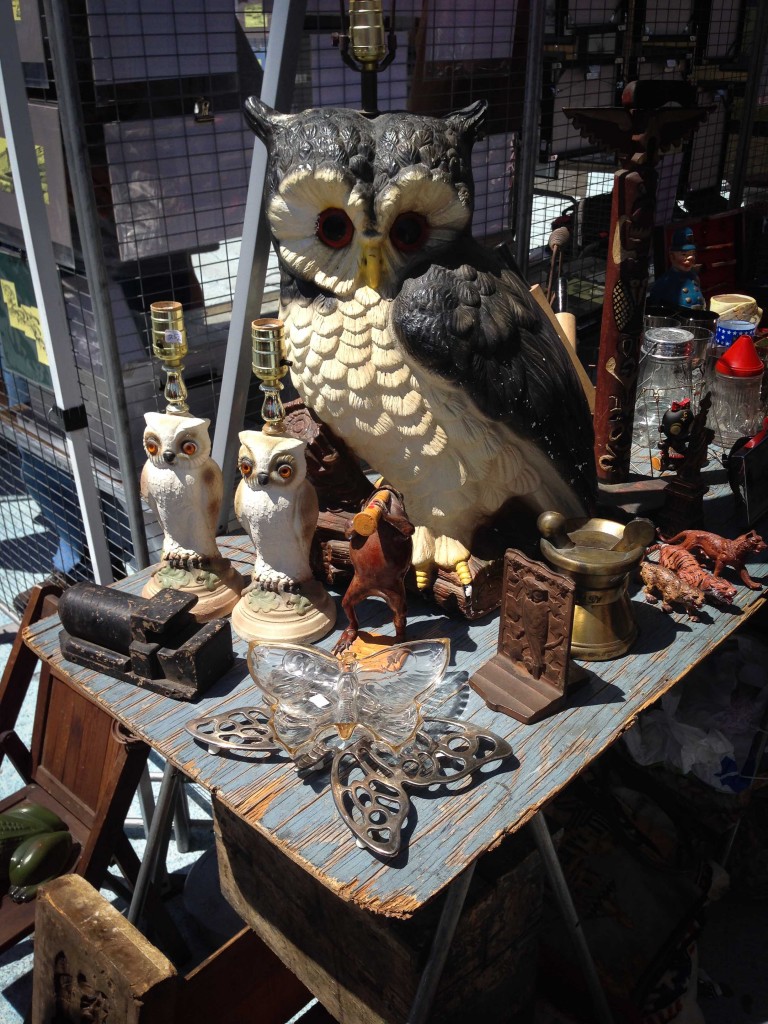 Brooklyn Flea Market - Owls a'plenty!