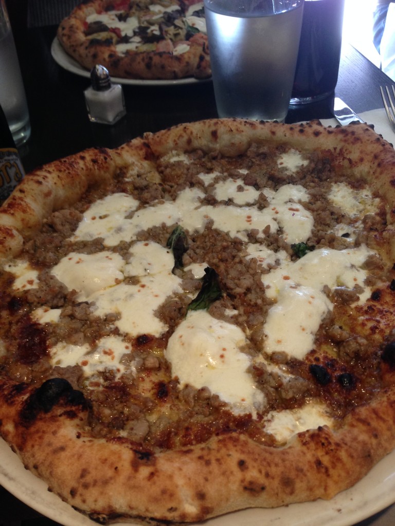 Sausage and Pistachio Pesto Pizza - Keste Pizza