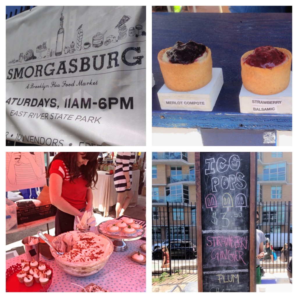 Smorgasburg is a weekly food festival in Brooklyn featuring anything you would ever want to eat...ever.