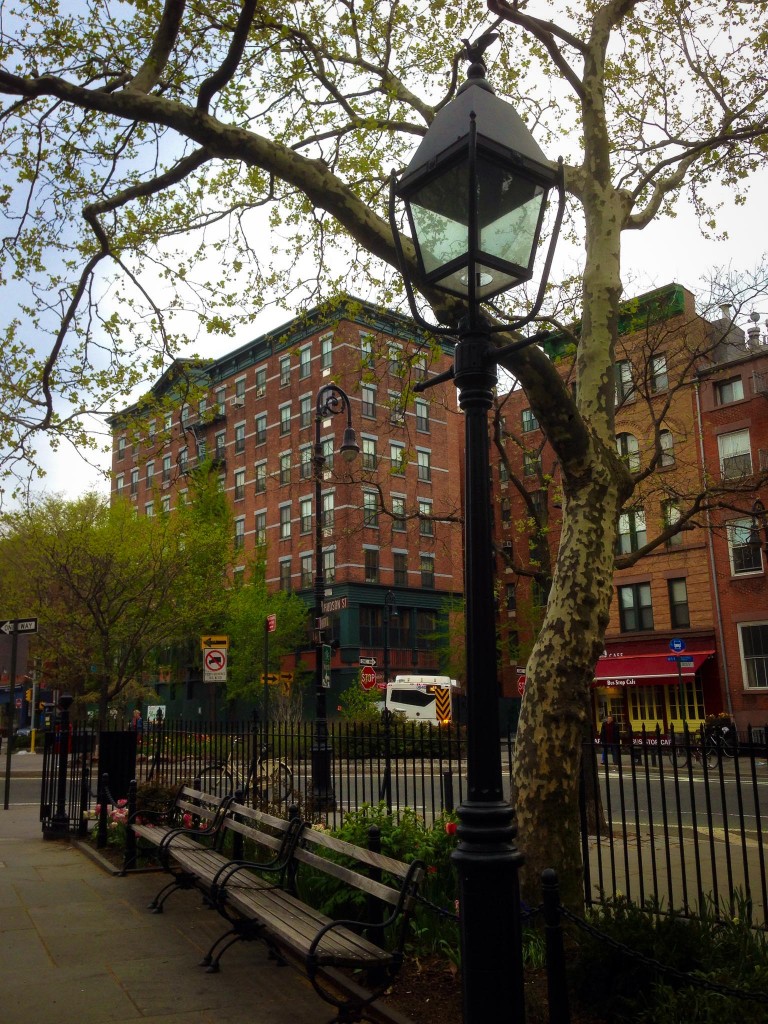 street lamp in park