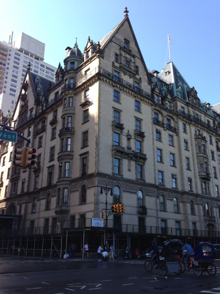 The Dakota, former home of John Lennon (and where he was shot). 