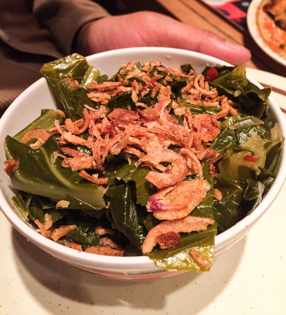 COLLARD GREENS   $4.00