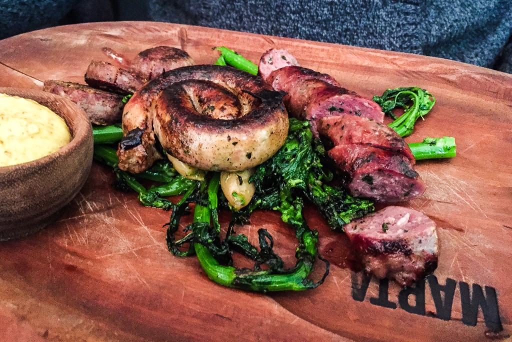 SALSICCE MISTE• 27 Lamb, Chicken, & Pork Sausage,  Rapini, Mustard