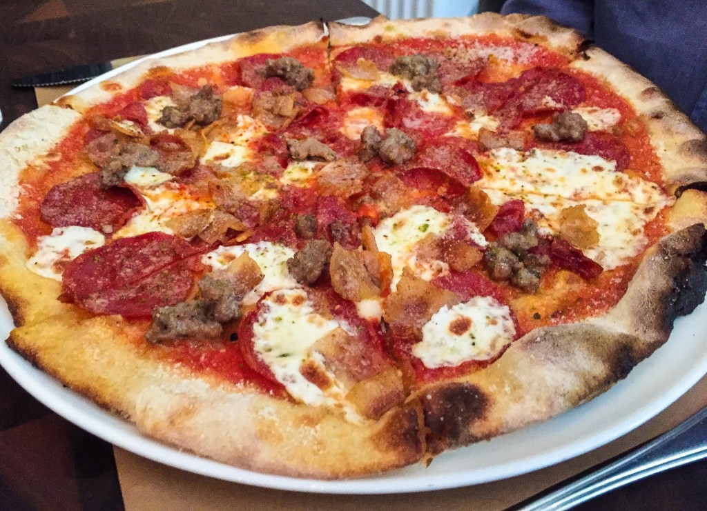 MACELLAIO • 19 Pork Sausage, Guanciale, Sopressata, Mozzarella,  Grana Padano