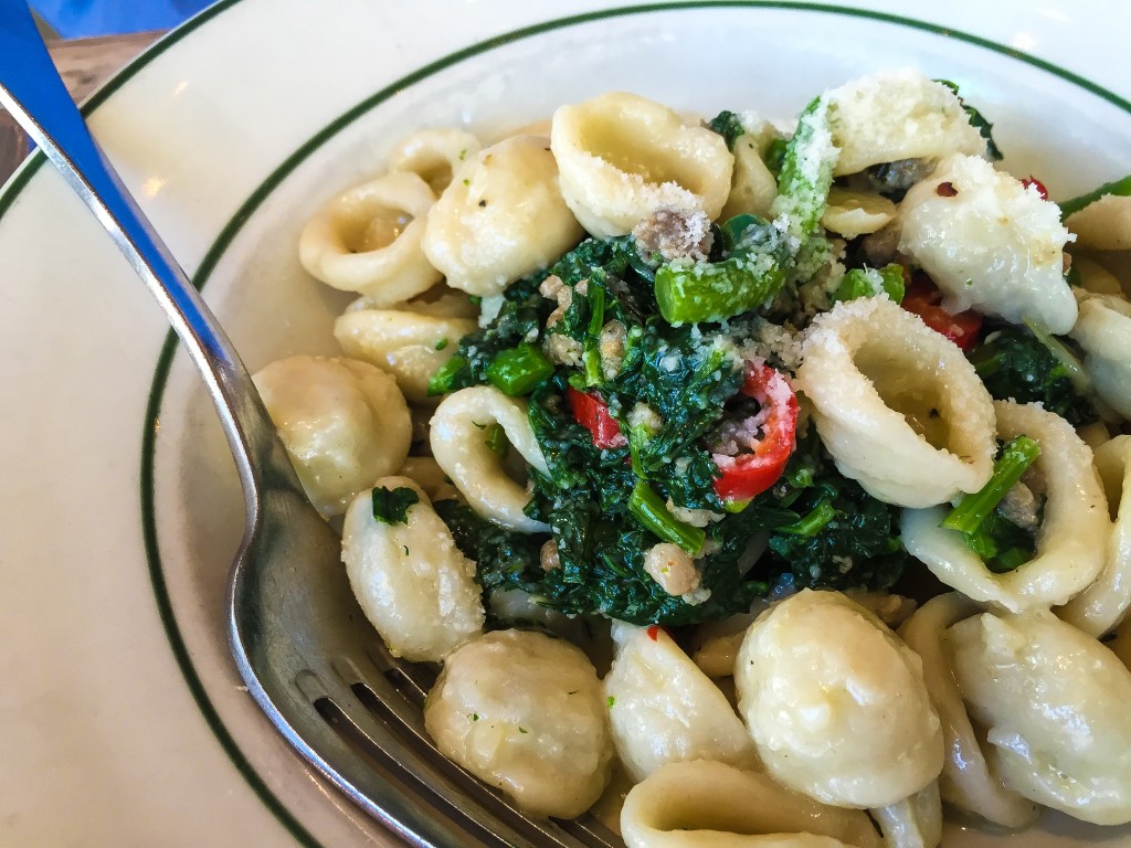 Orchiette with Broccoli Rabe, Sausage and Fresno Chili