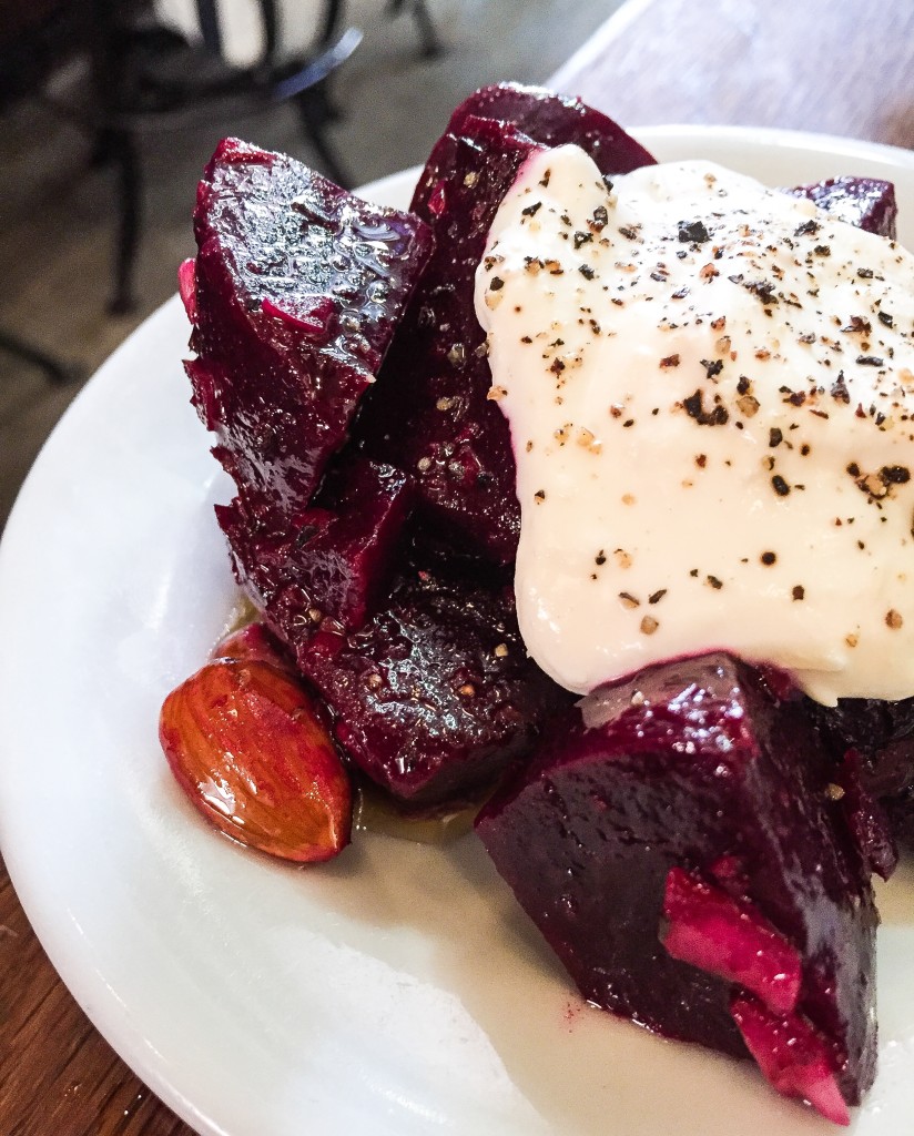 Beeteraves - Roasted Beets, Almonds & Crème Fraiche 