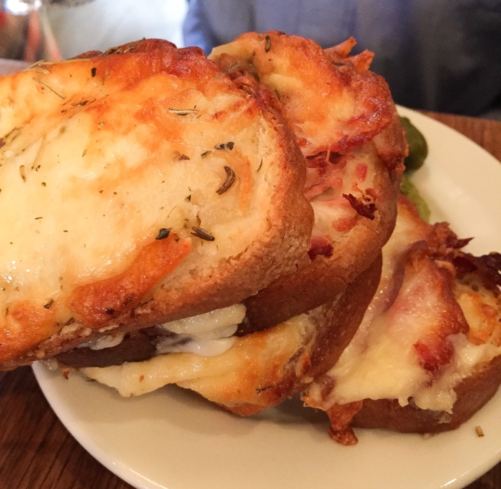 Croque Monsieur - Grilled Ham and Gruyere