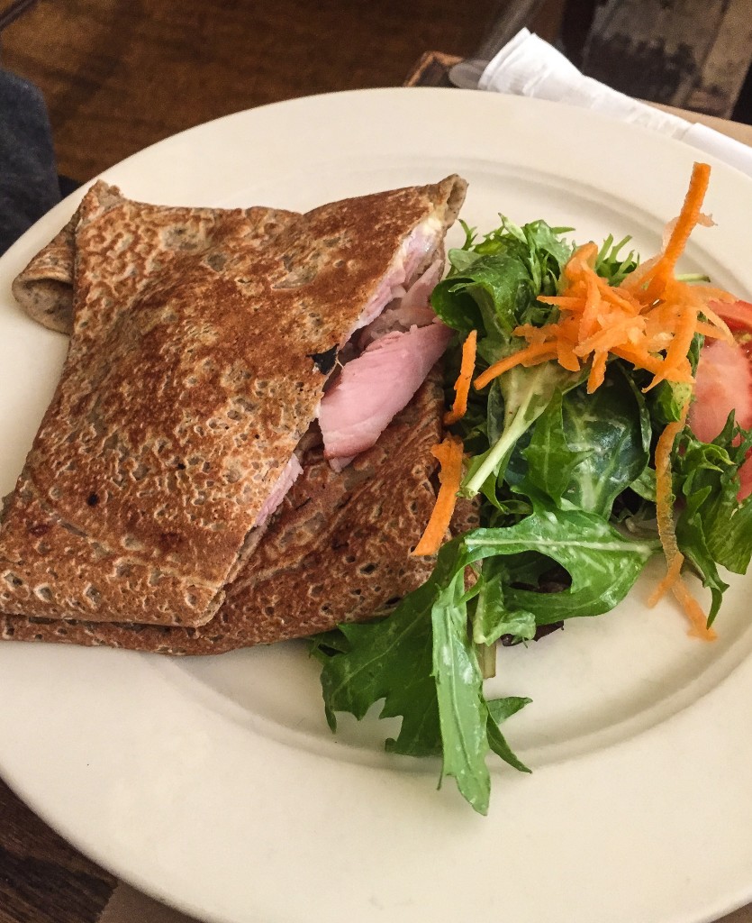 Ham and Cheese Crepe 