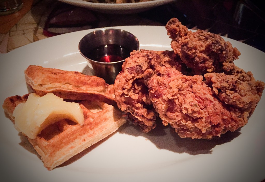 Fried Chicken and Waffles  maple tabasco ~17 