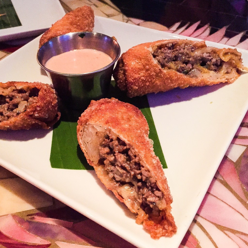 Cheeseburger Egg Rolls