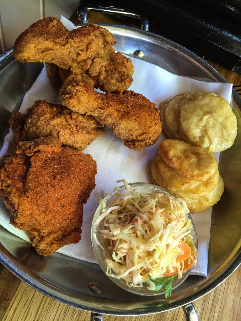 HOT FRIED CHICKEN, HONEY BUTTER BISCUITS, SLAW.........................24