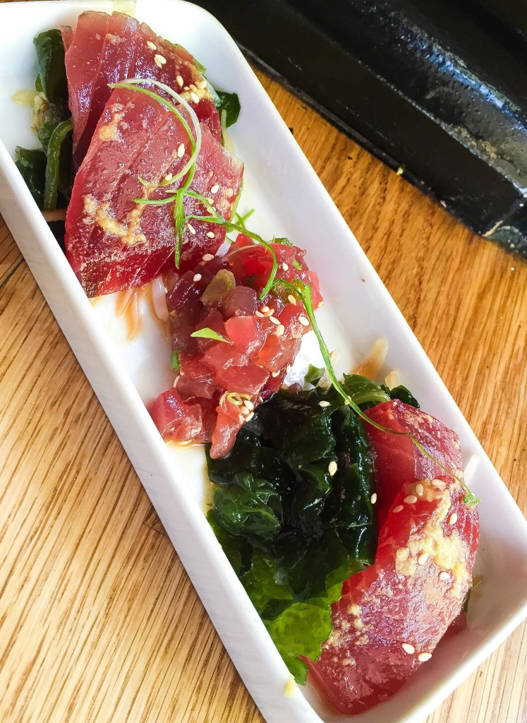 Hawaiian Tuna Poke, Soy, Seaweed, Fresh Wasabi