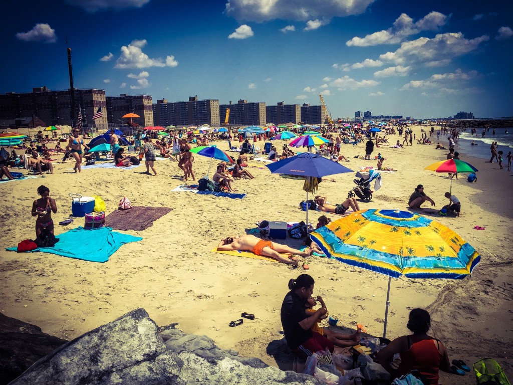 The beach in front of Rippers