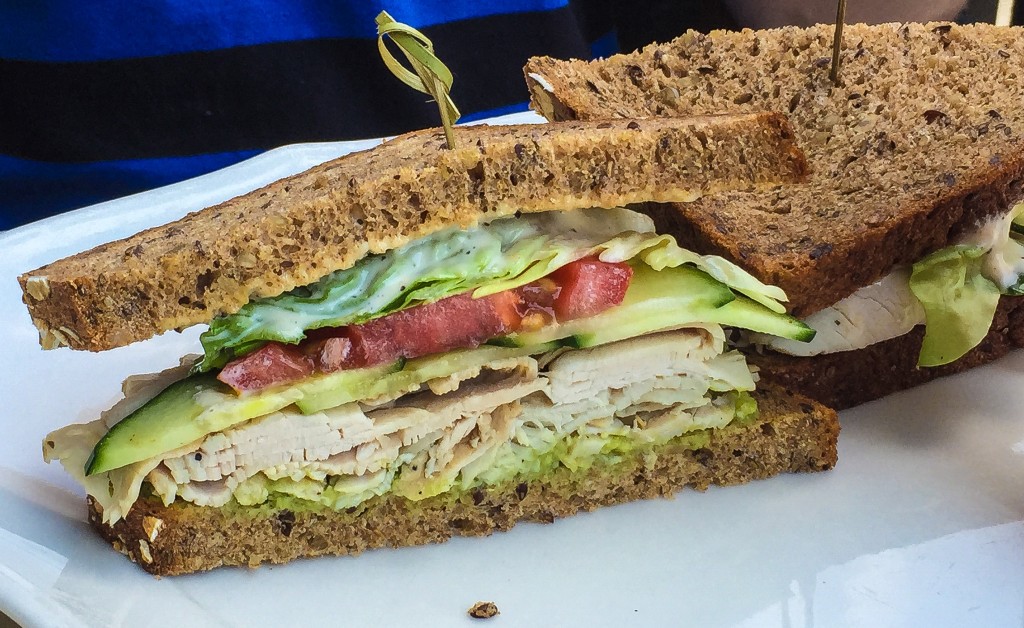 Turkey Sandwich, Avocado, Cucumber, Lemon Aïoli on 7-Grain 15