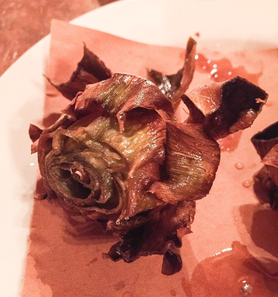 A Beautiful Fried Artichoke