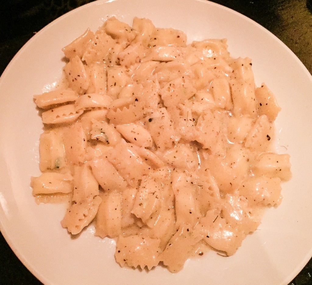 Goat Cheese Agnolotti - fresh pasta lemon butter, fennel pollen - $16