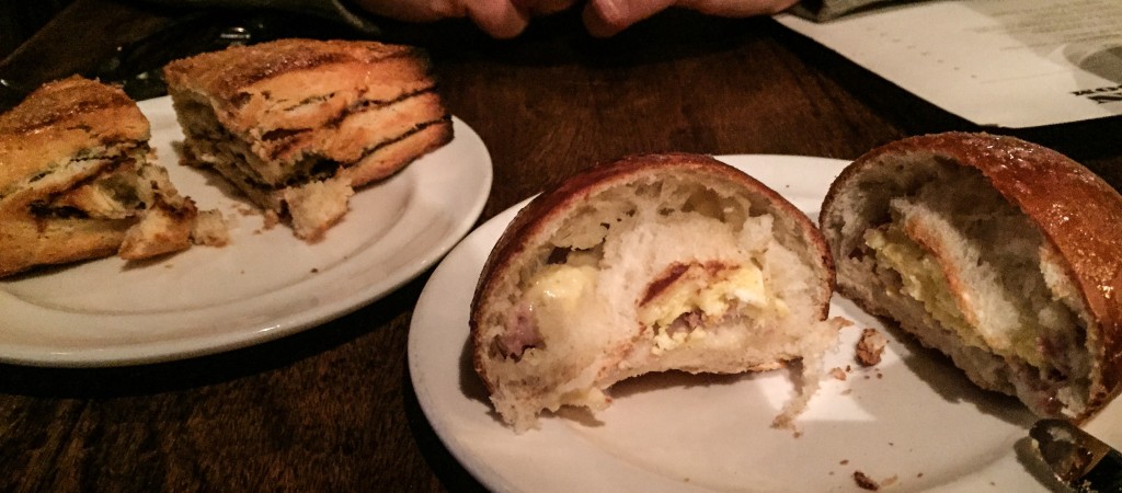 Kolache - Egg, Sausage & English Cheddar - $6