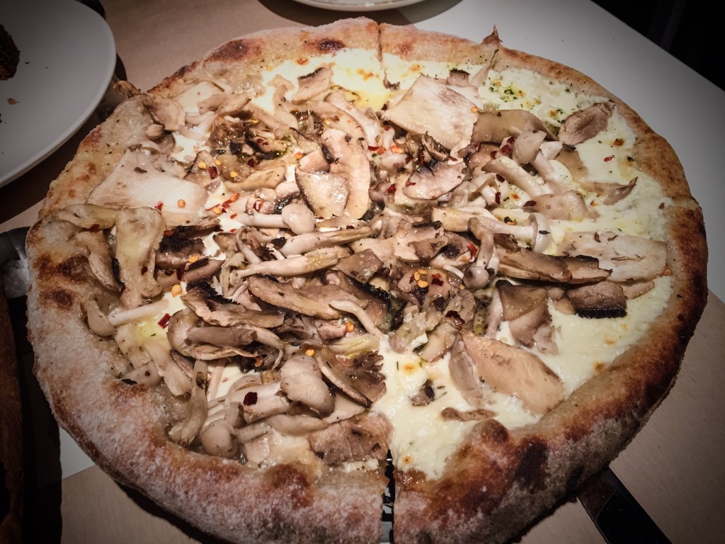 Pizza - mushrooms, parmesan, oregano and farm egg pizza 20