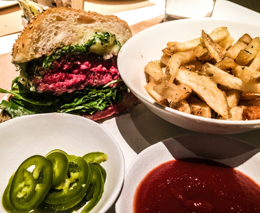 akaushi cheeseburger with herbed mayo and pickled jalapenos 24