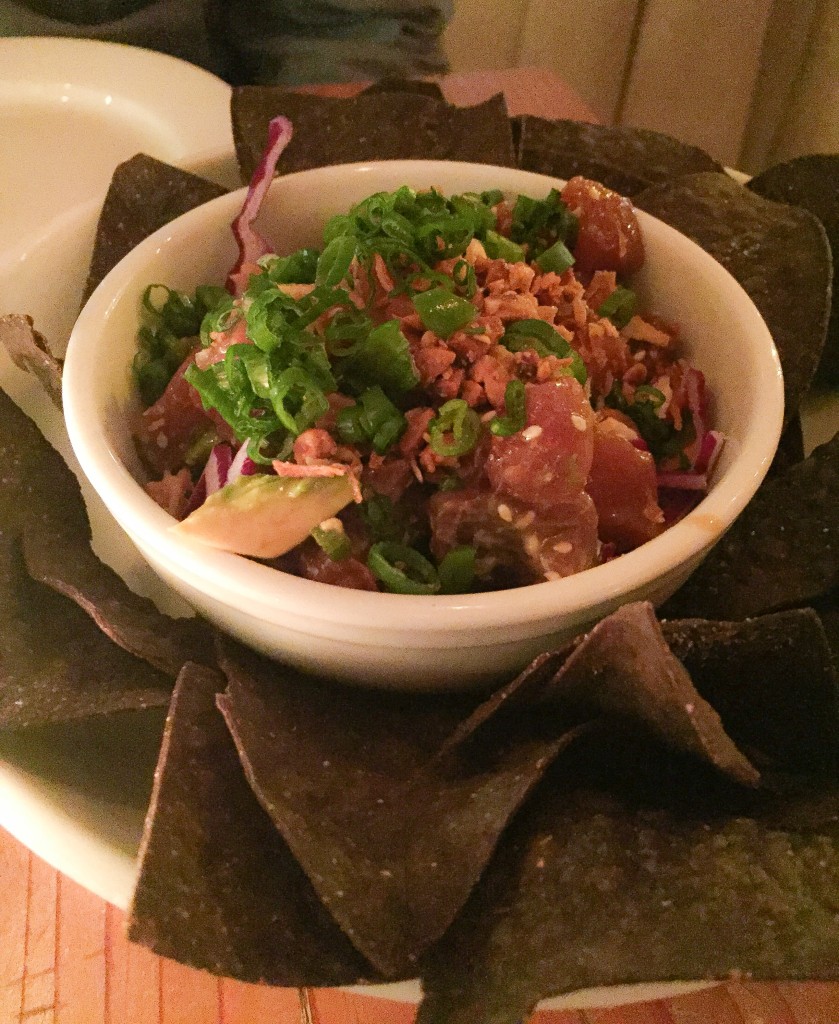 Poke - Ponzu, peanut, avocado - $16