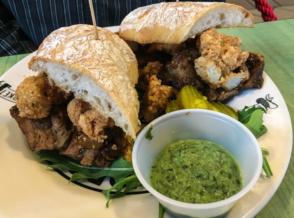 Indian Girl - Lamb Curry, Matzoh Cauliflower on Ciabatta - $24