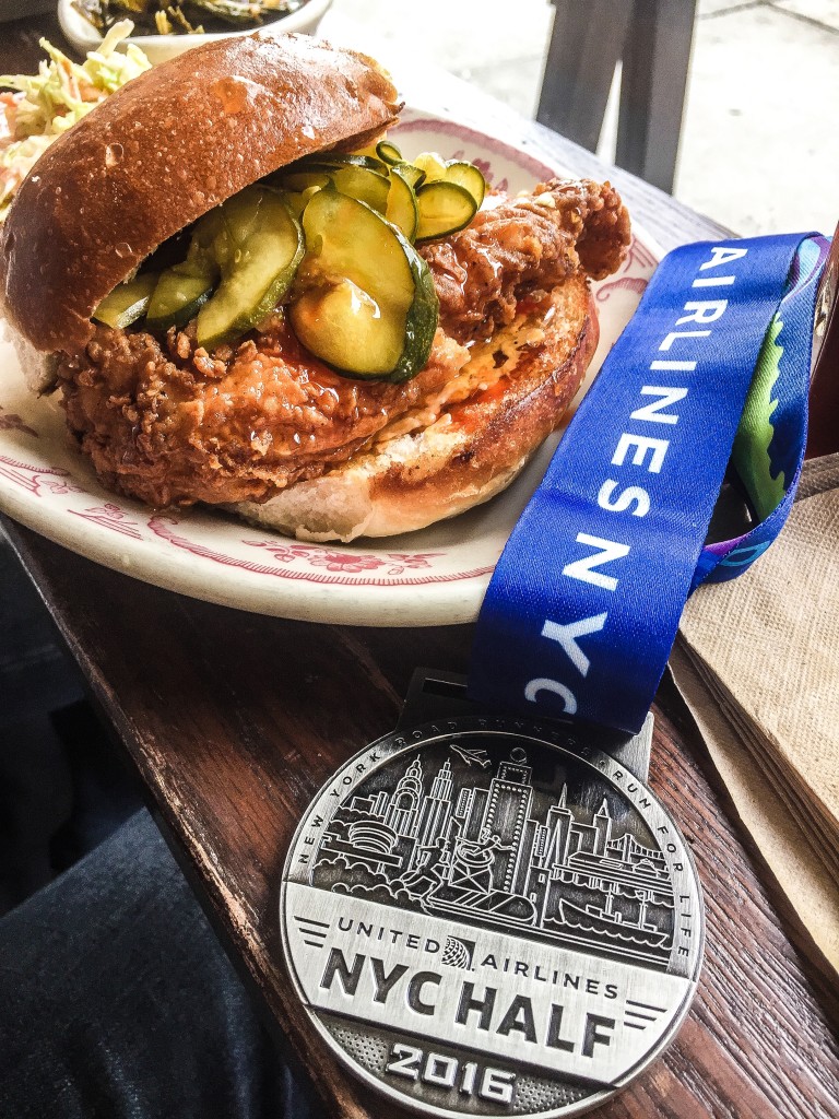 And another shot with my NYC Half Marathon medal just because.