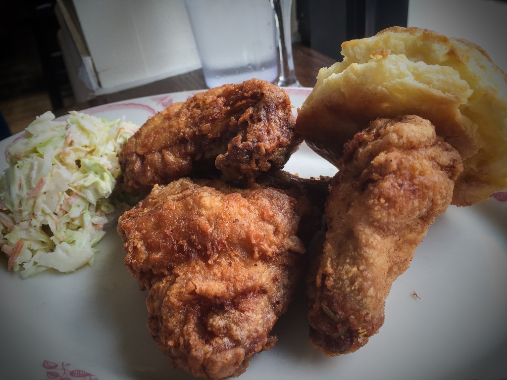 Fried Chicken Supper - $11.50 w/ cole slaw and biscuit