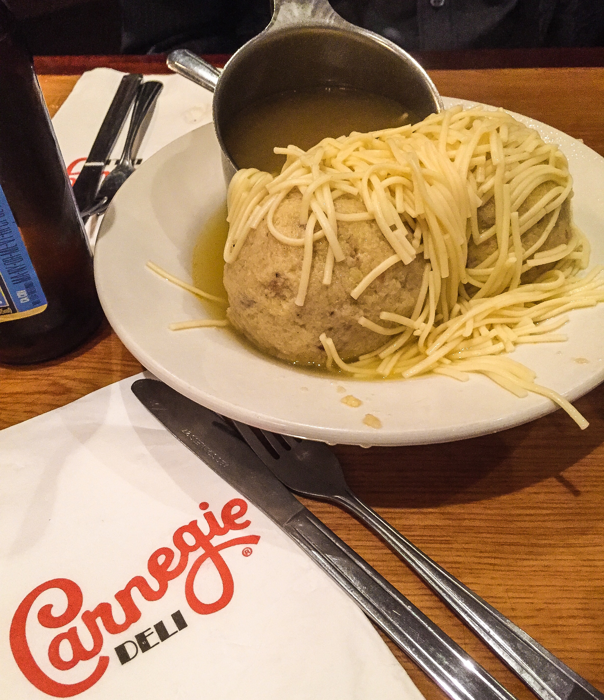 Carnegie Deli Matzo Ball Soup