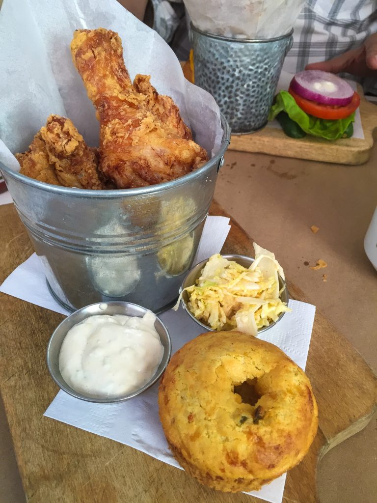 Buttermilk Fried Chicken - $22 coleslaw, cornbread, house-made ranch