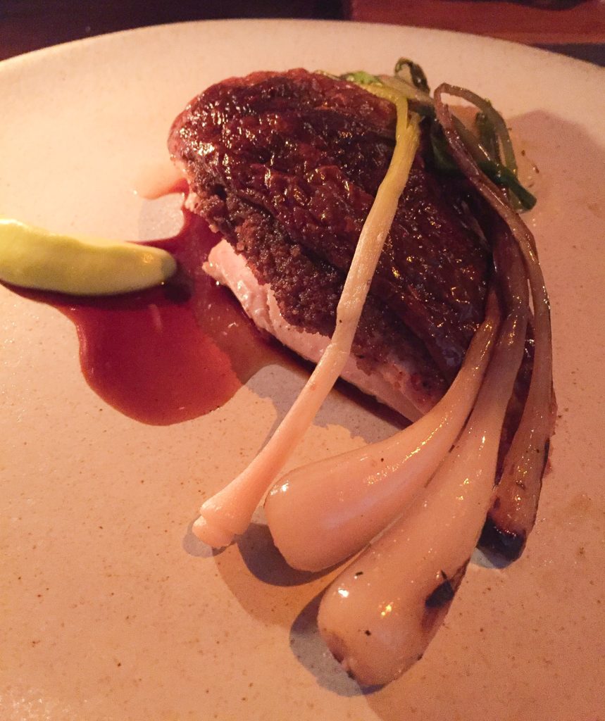 CHICKEN WHOLE-ROASTED FOR TWO: FOIE GRAS, BLACK TRUFFLE & BRIOCHE ACCOMPANIED BY RAMPS, LEEKS & POTATO ECRASE 89