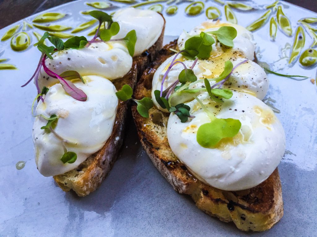 Burrata Bruschetta - $11