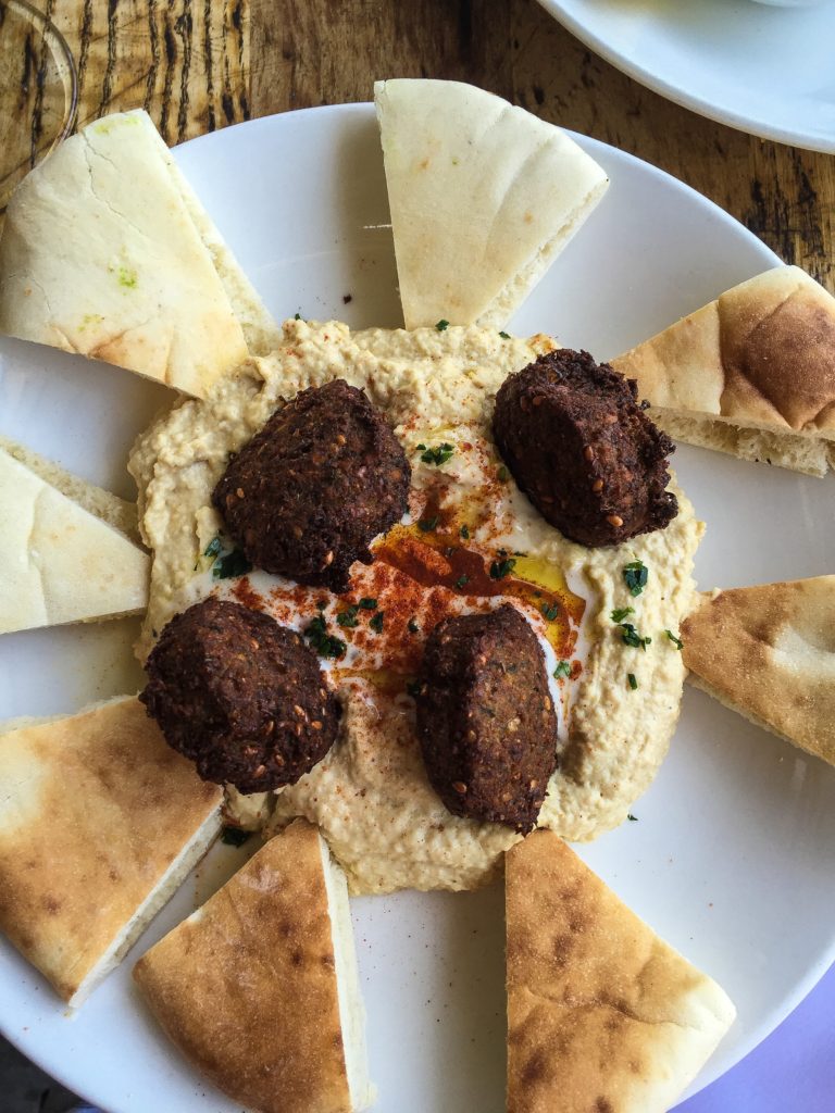 HUMMUS with falafel, tahini, pita 10