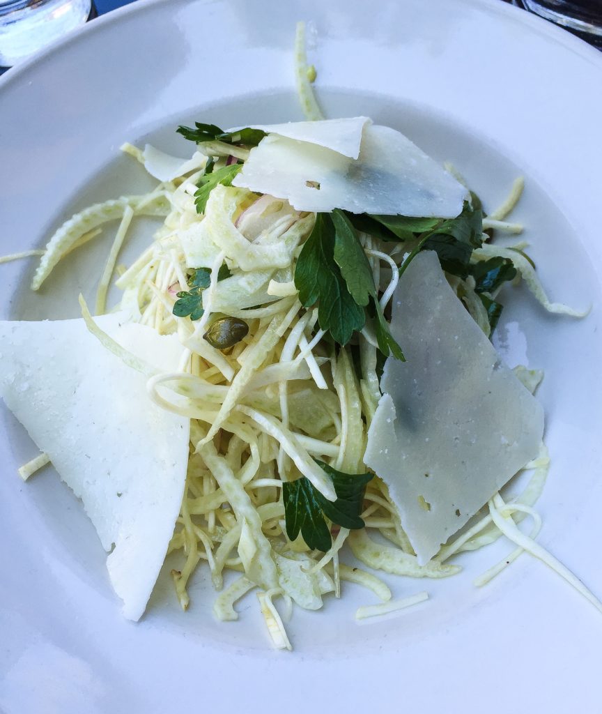 Fennel, Celery Root & Parsley with Sliced Red Onion, Lemon & Pecorino  $13.00