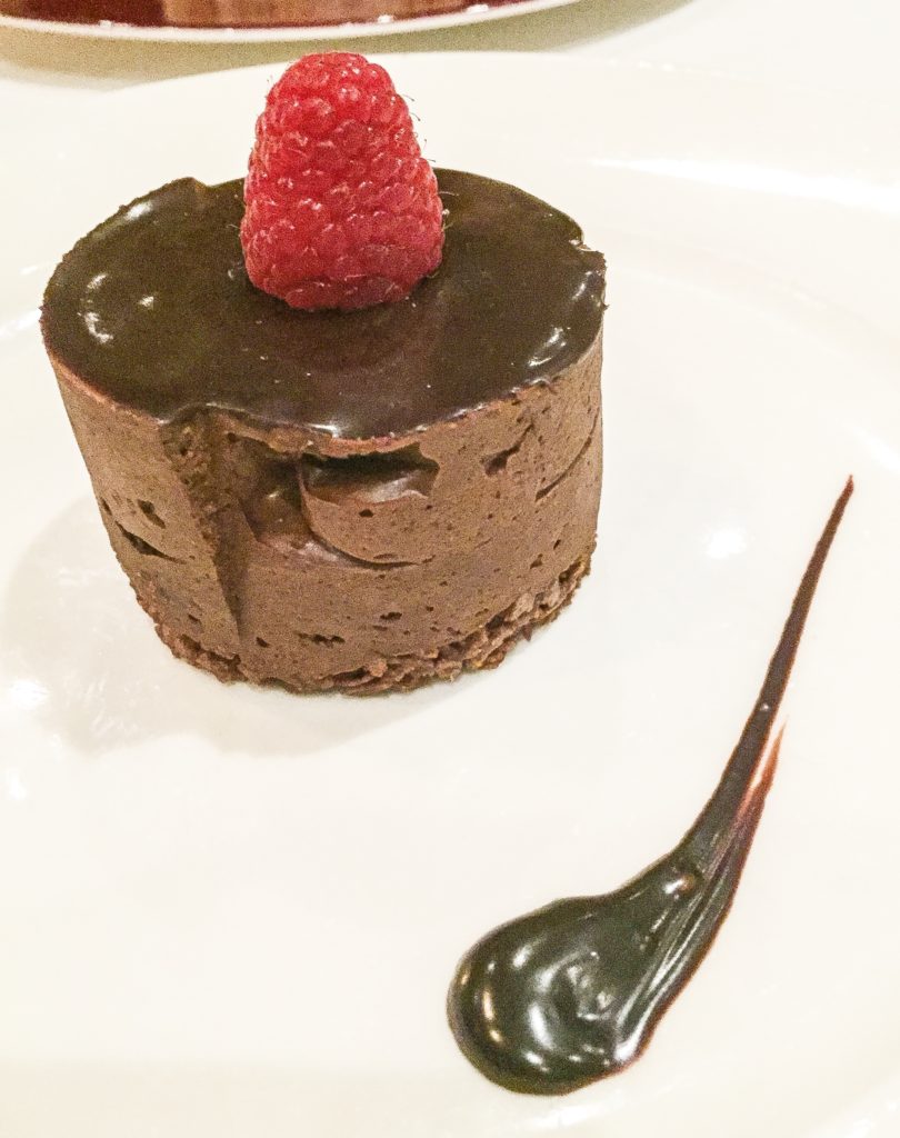 Dark Chocolate Mousse Cake