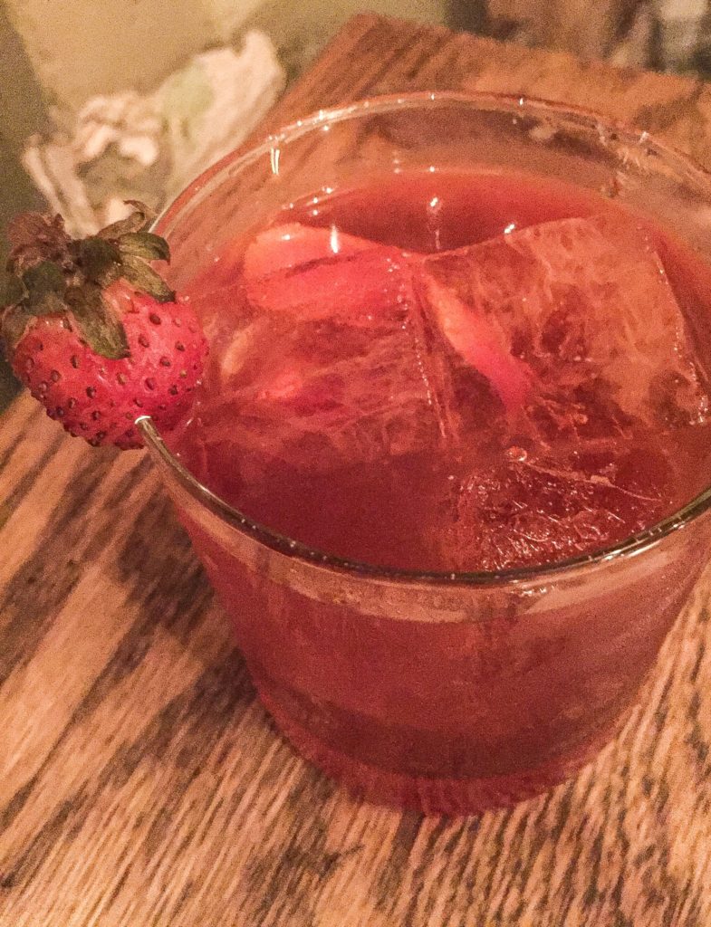 Strawberry Rhubarb Negroni Strawberry gin, Aperol, Sfumato Rabarbaro, Dolin Rouge $13