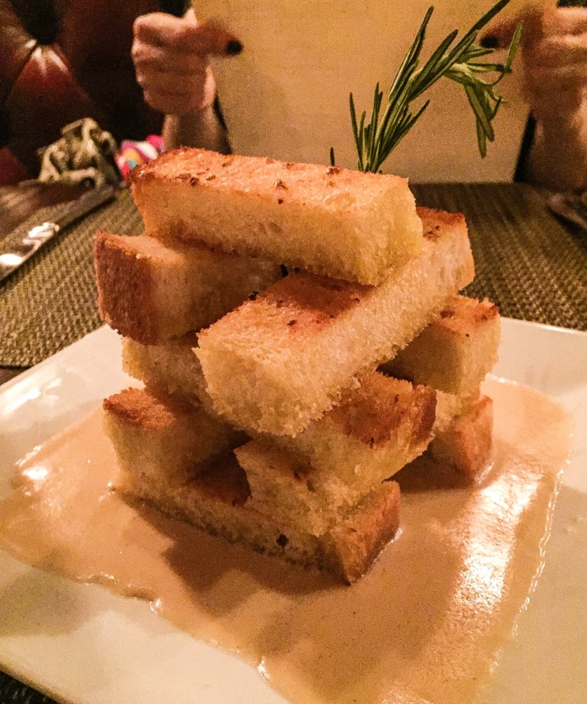 CHEF’S SPECIAL BREAD PREPARATION PARMESAN, ROASTED GARLIC $7